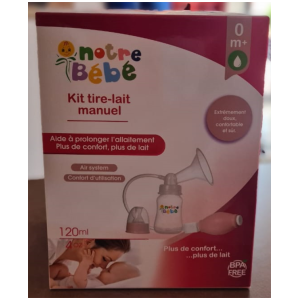 Kit Tire-Lait Manuel 120ml - Notre Bébé 