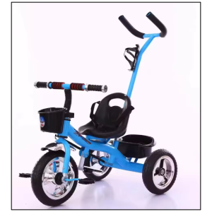 Tricycle poussette 2-en-1 -Bleu