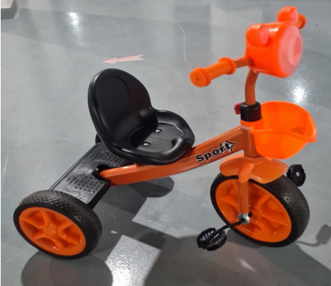 Vélo à trois roues pour enfants-Orange