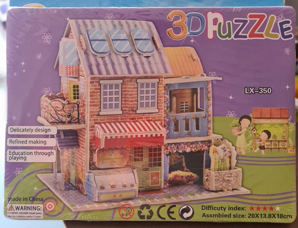 Jeu de Puzzle de Dessin Animé 3D pour Enfants