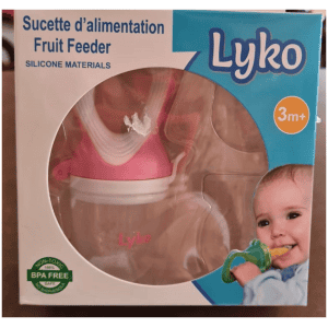 Tétine Lyko : Tétine à Fruit pour Bébé - Dès 3 Mois